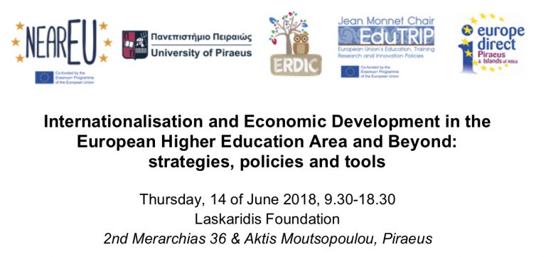 INTERNATIONALISATION AND ECONOMIC DEVELOPMENT IN THE EUROPEAN HIGHER EDUCATION AREA AND BEYOND: STRATEGIES, POLICIES AND TOOLS