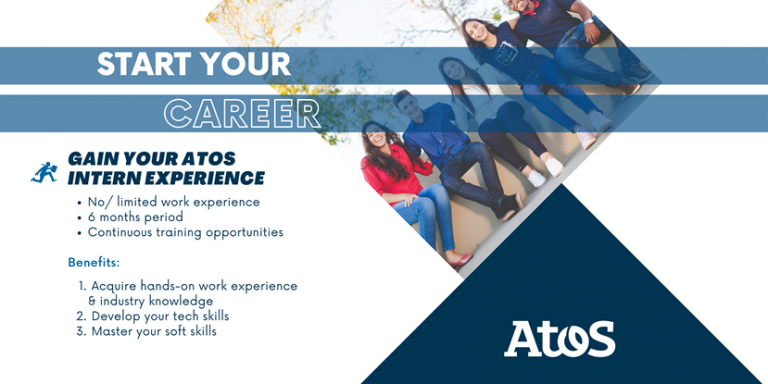 GAIN YOUR ATOS INTERN EXPERIENCE IS BACK!