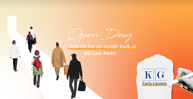Join us for an Open Day to experience the vibrant environment of KG Law Firm!