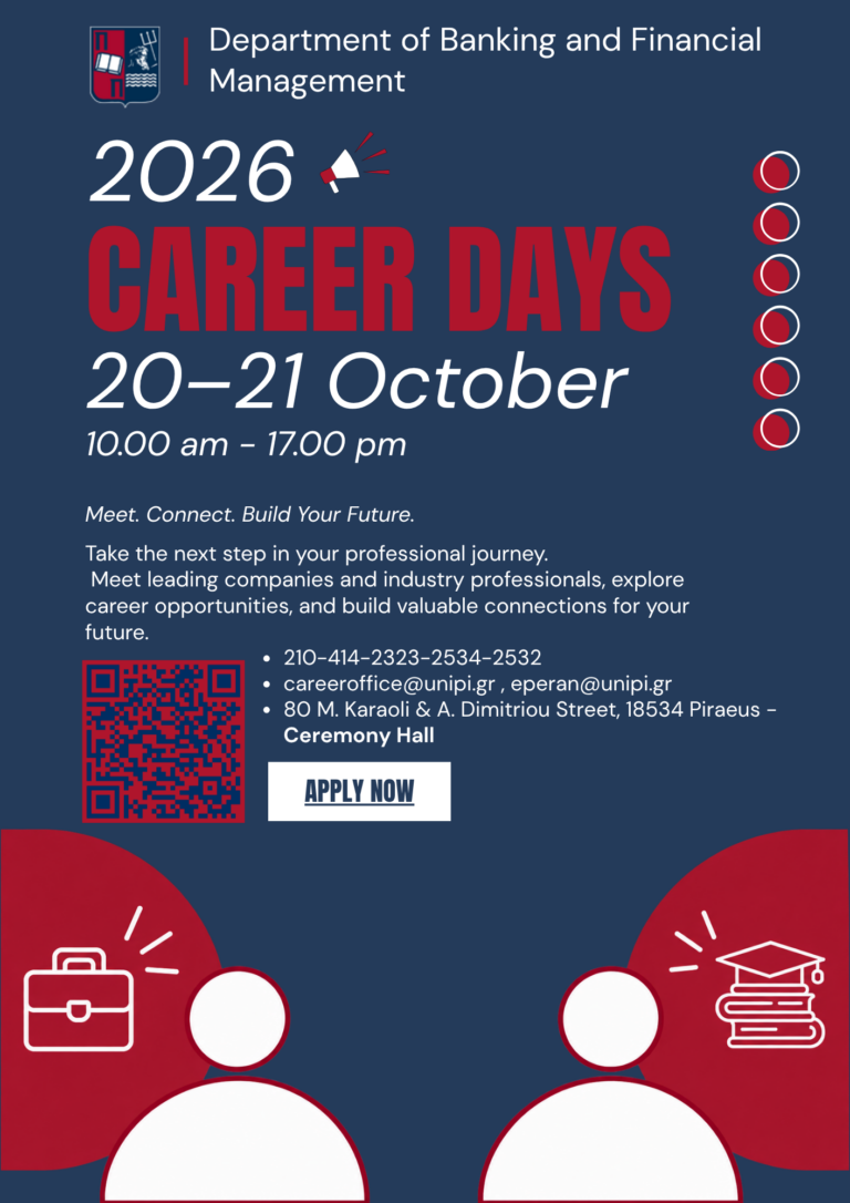 Department of Banking and Financial Management – Career Days 2026
